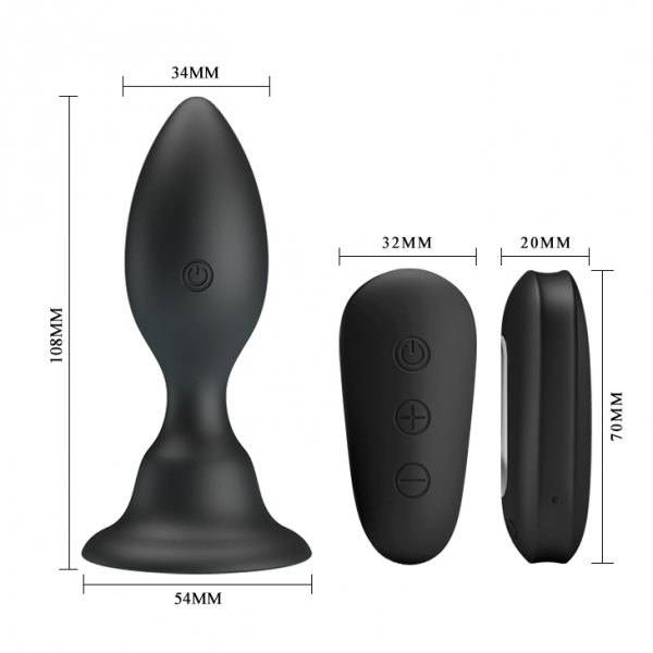 Tapón vibrador Mr play 9 x 3,4 cm