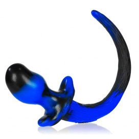 Oxballs Plug Queue de chien Swirl 8.5 x 5 cm Bleu