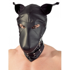 Fetish Collection Cappuccio Dog Fetish Nero Finto