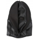 Double Layer Simili Hood, black