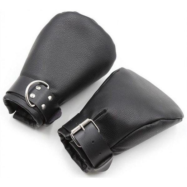 Dog Paw mittens in imitation leather