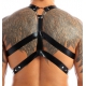 Thin Chest Harness Simili Black