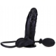 Dildo gonfiabile 14 x 4,5 cm nero