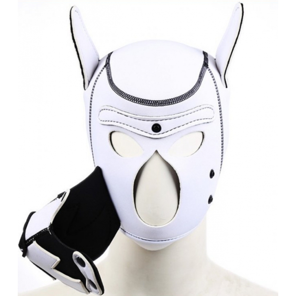 PUPPY FOX Neoprene Hood Black-White