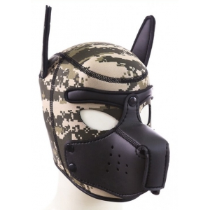 Kinky Puppy Puppy Neoprene Army Hood