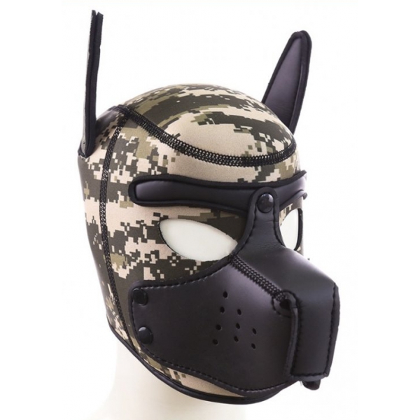 Puppy Neoprene Army Hood