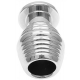 Filetto Hollow S tappo per tunnel in metallo 6 x 4 cm