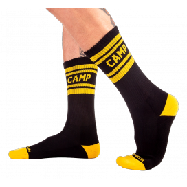 Socken Camp Socks Schwarz-Gelb