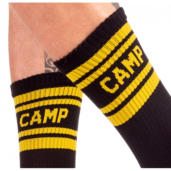 Socken Camp Socks Schwarz-Gelb