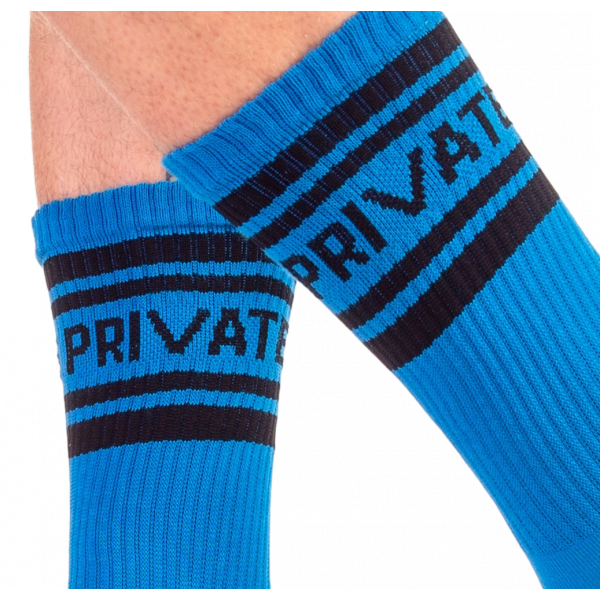 Chaussettes Camp Socks Private Bleues