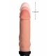 Pega de Dildo com Linguado Automático 17 x 4 cm