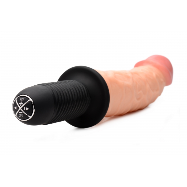 Vibrating dildo handle Curved Dicktator 22 x 5.5 cm