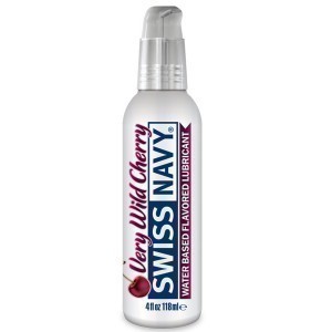 Swiss Navy Lubricante con sabor a cereza silvestre 118 mL