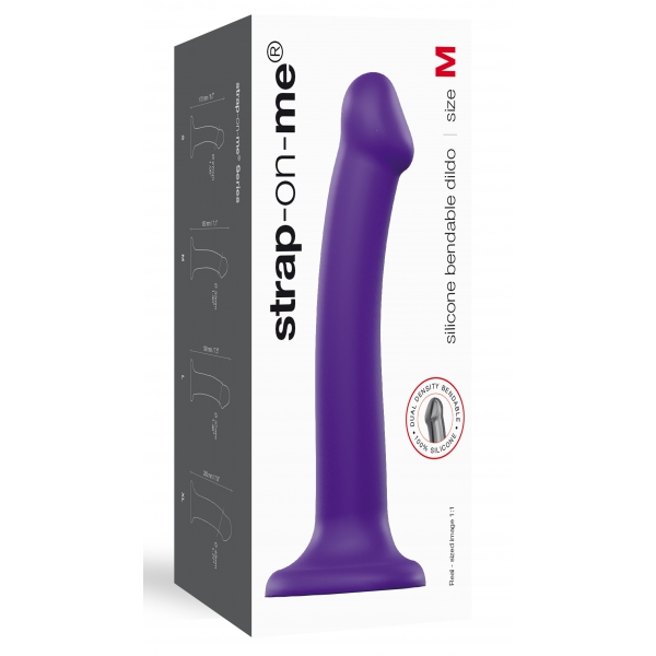 Dildo Strap-On-Me Bendable M 16 x 4 cm Viola