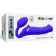 Consolador vibrador Strap-On 3 Motores L 16 x 3,7 cm Morado