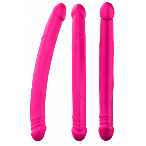 Dildo Real Duplo Do Magenta 42 x 4 cm