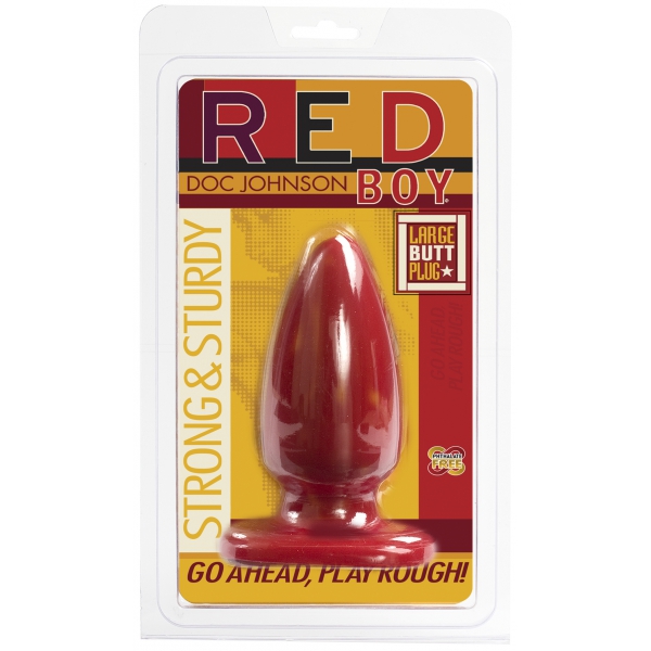 Plug Red Boy Large 12 x 5.2 cm