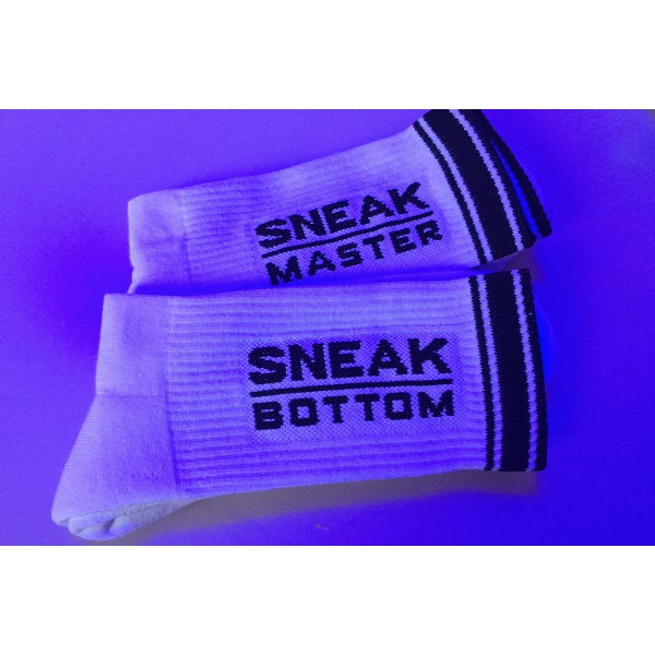 Meias SNEAK MASTER White-Black