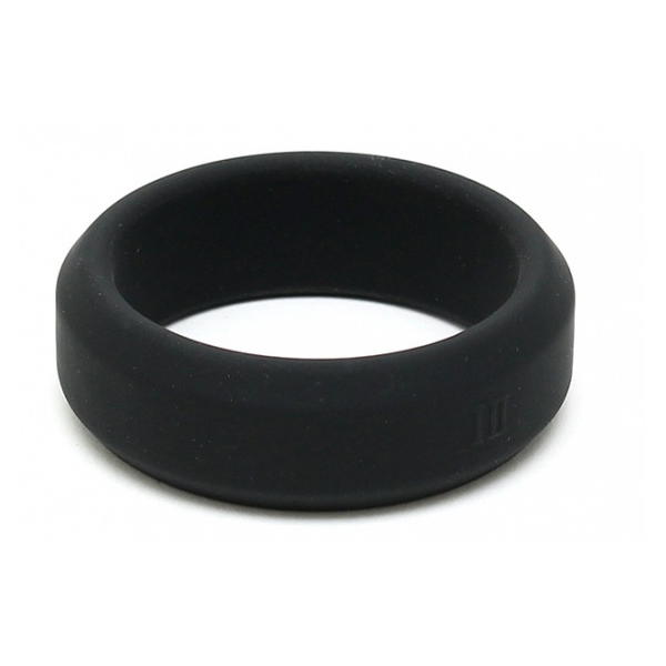 Silicone Cockring Soft Ring 18mm Black