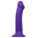 Dildo Strap-On-Me Dobrável L 17 x 4,5 cm Roxo