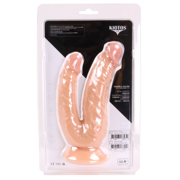 Dubbele Dildo Cox 15 x 4,2 cm