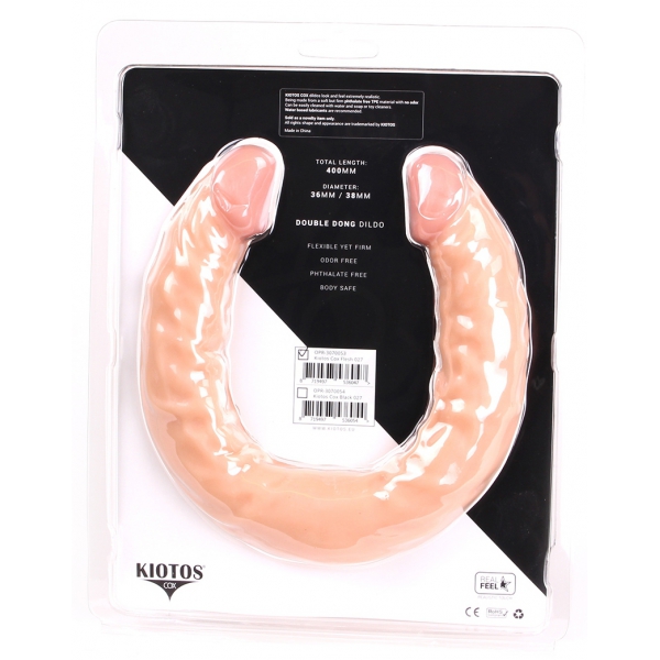 Doppeldildo Cox U shape 40 x 3.8 cm