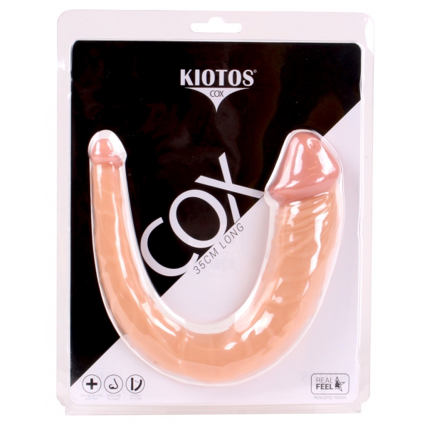 Cox dubbele dildo 35 x 5 cm