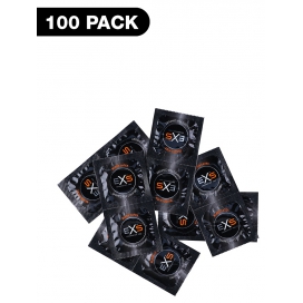 EXS Préservatifs noirs en latex BLACK x100