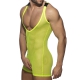 Mesh Wrestling Suit Fluo