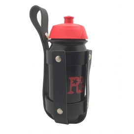 The Red Lederhalter + Flasche Shaker Schmiermittel 500ml Schwarz-Rot