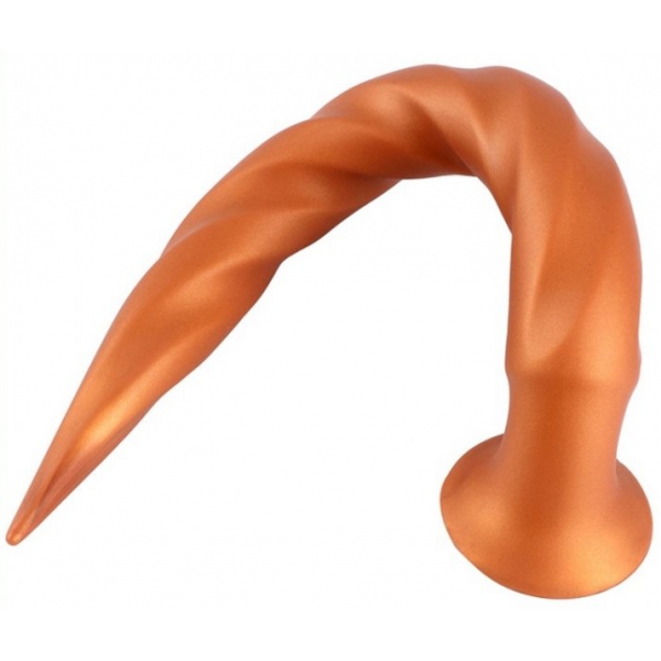 Dildo a coda lunga S 34 x 3,5 cm