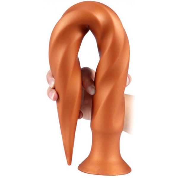 Dildo a coda lunga L 50 x 5 cm