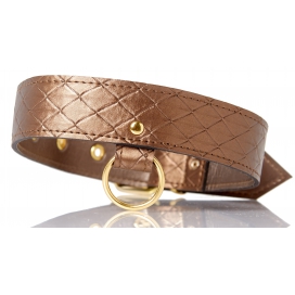 Allure X-Play Darling Pet Bronze collar and lead 1m
