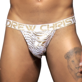 Jockstrap Golden Tiger Weiß-Gold