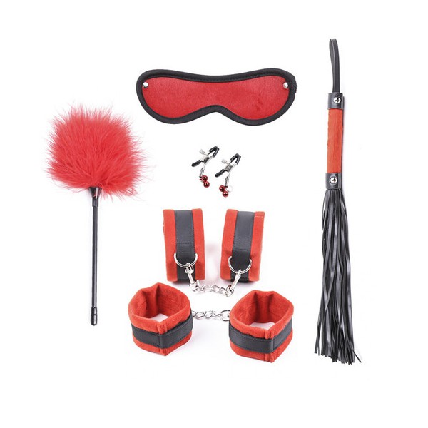 Kit Bondage 5 Piezas Rojo