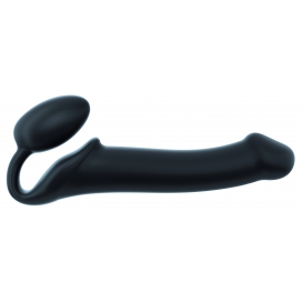 Dildo + Plug STRAP-ON-ME Bendable L 16 x 3.7 cm Schwarz