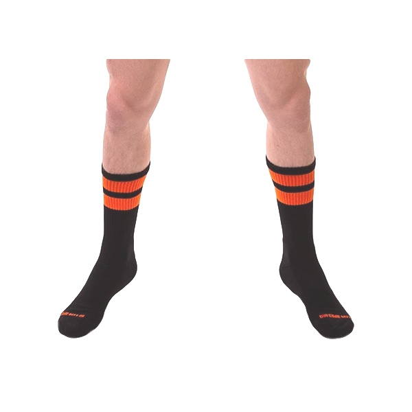 Gym Socks Socken Schwarz-Neon-Orange