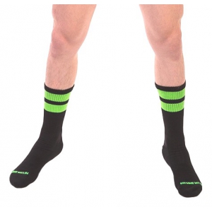 Taille Fabricant : S/M White/Red/Green MB Wear Unisex_Adult Chaussettes Fun-Anguria Socks FR : M 35-40 