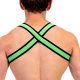 Imbracatura elastica verde Colin