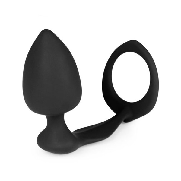 Silicone Plug and Cockring 8cm