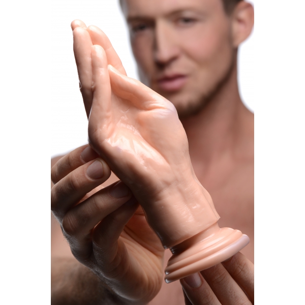 La mano del puño del relleno 19 x 7 cm