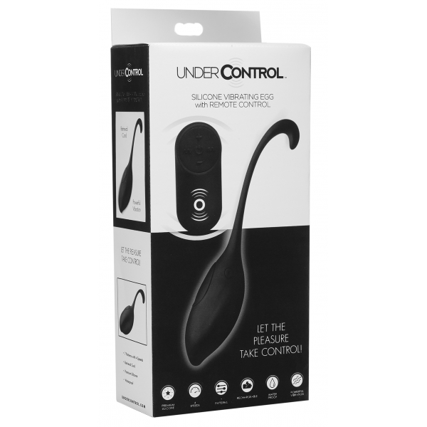 Wireless vibrating egg Egg Control 9 x 3.5 cm