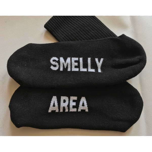 SMELLY AREA Meias Pretas