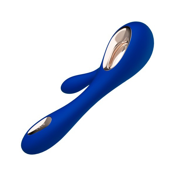 Vibrador de Onda Soraya 22 x 3,8 cm Azul Nocturno