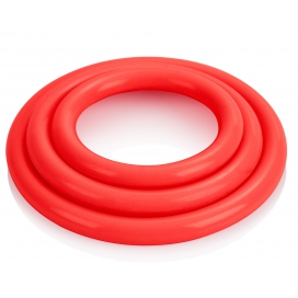 Tri-Rings Cockring rosso