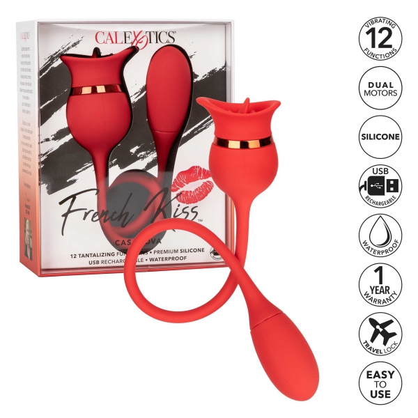 French Kiss Casanova 2 in 1 Rot