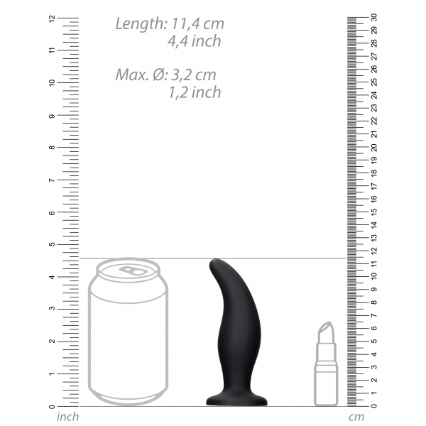 Kromme siliconenstop 11 x 3,7cm