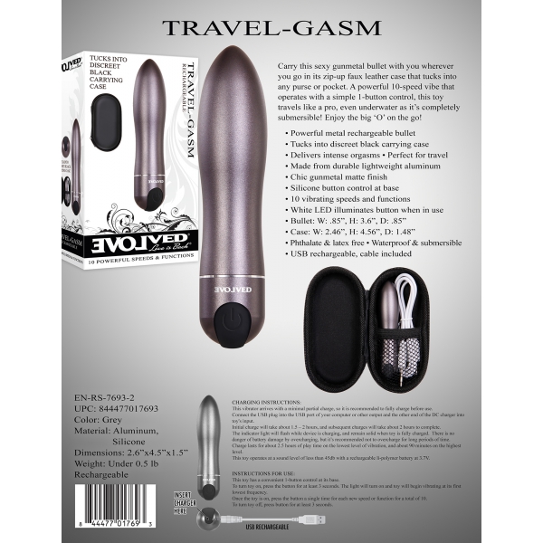 Gás de viagem Mini Vibro 9cm