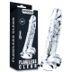 Doorzichtige Dildo met Flawless Tasje 16 x 3,5 cm