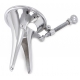 Mini Speculum Collin in metallo 4 x 2,2 cm